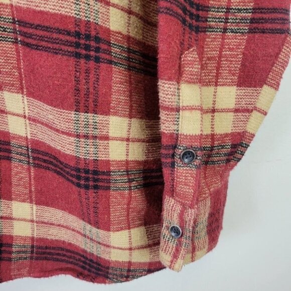 NATURAL reflections plaid button shacket overshirt rustic 1x - Picture 3 of 10